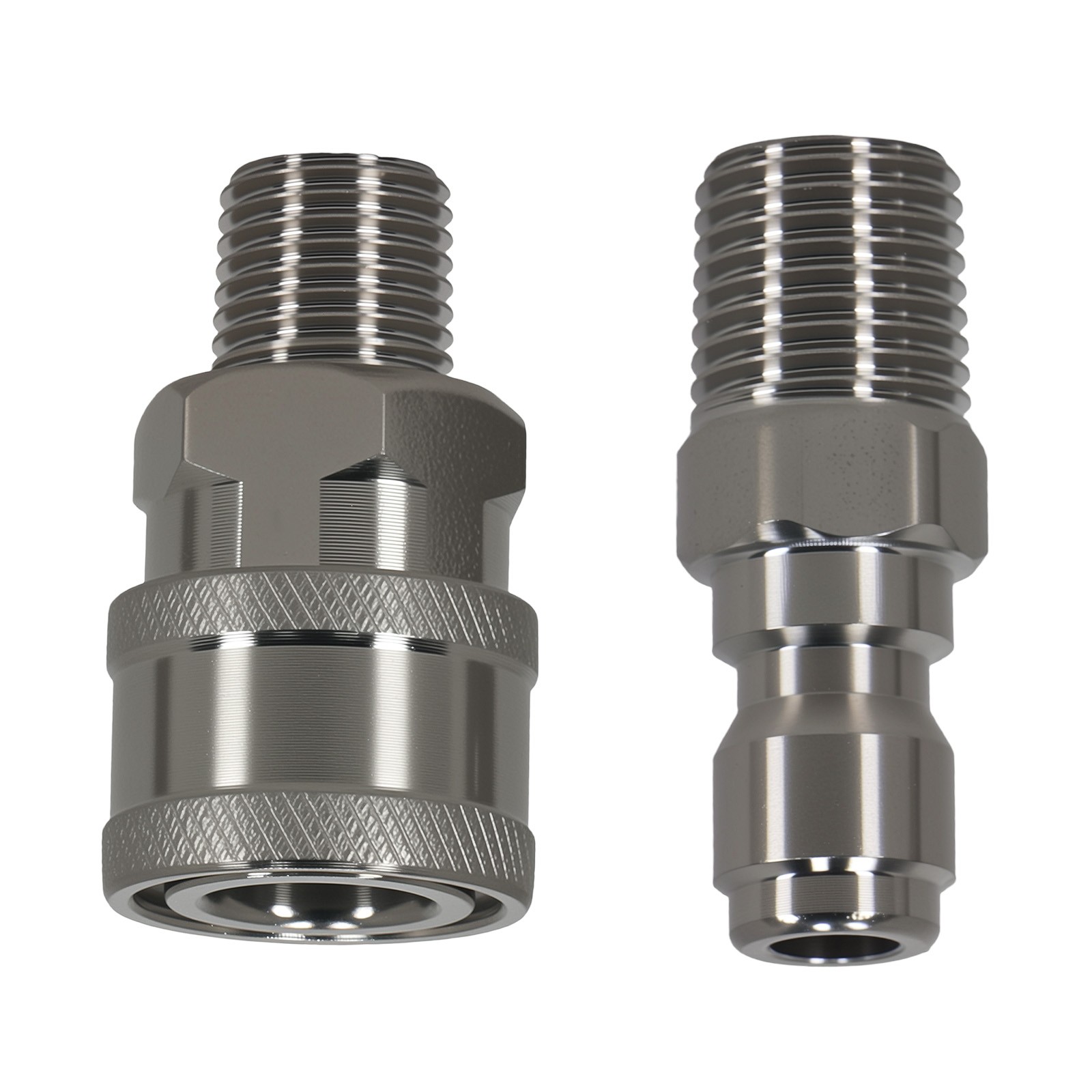 1/4″ Quick Connect NPT Adapter for Pressure Washer Stainless Steel 4pc