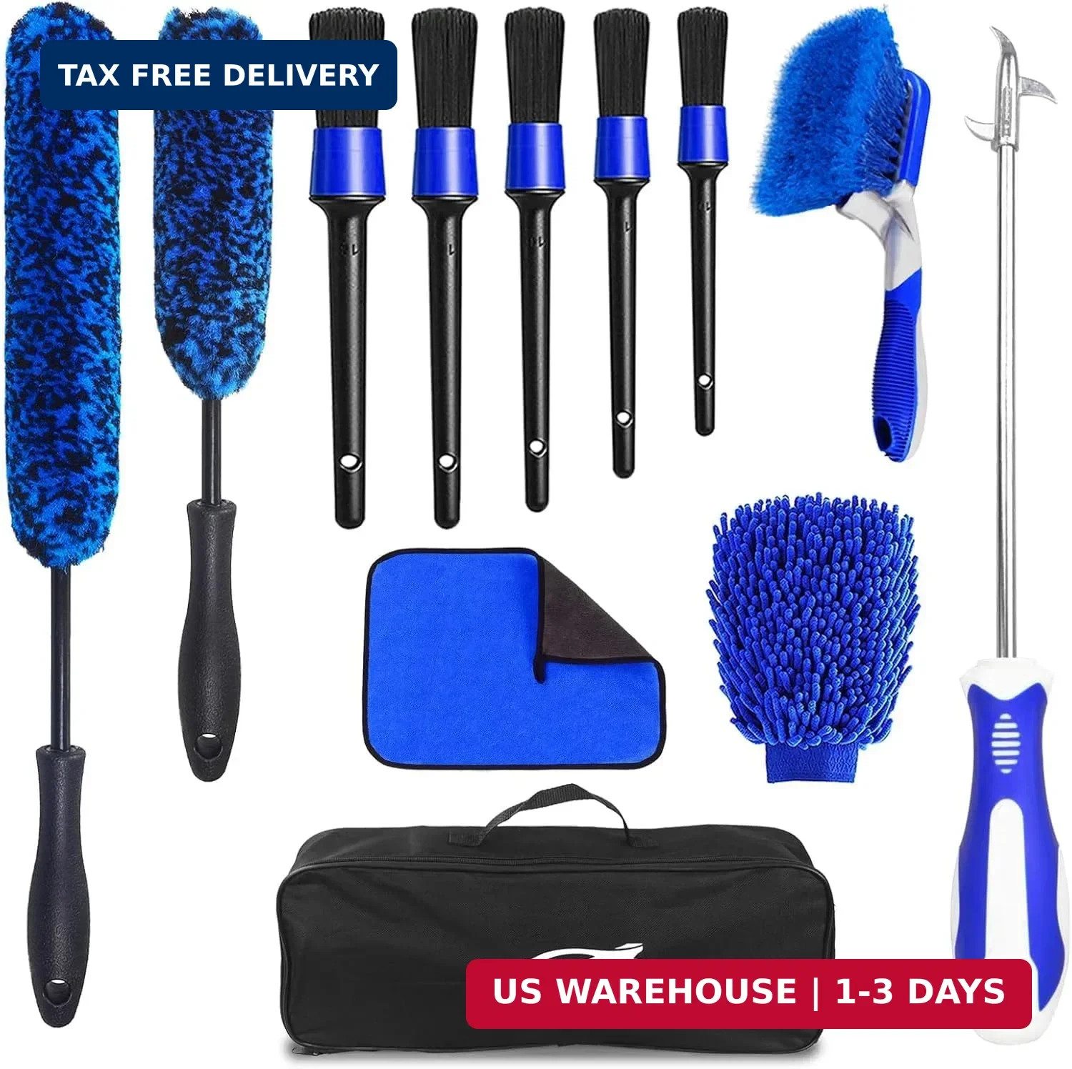 Wheel Cleaning Detailing Cleaning Brush Kit