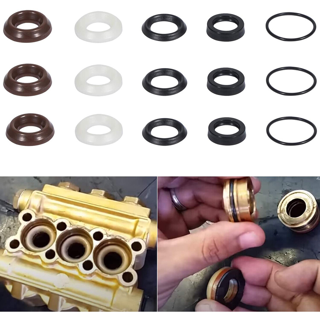 Comet ZWD Packing Kit Pressure Washer Pump Seal Repair Accessory Kit 5019006400