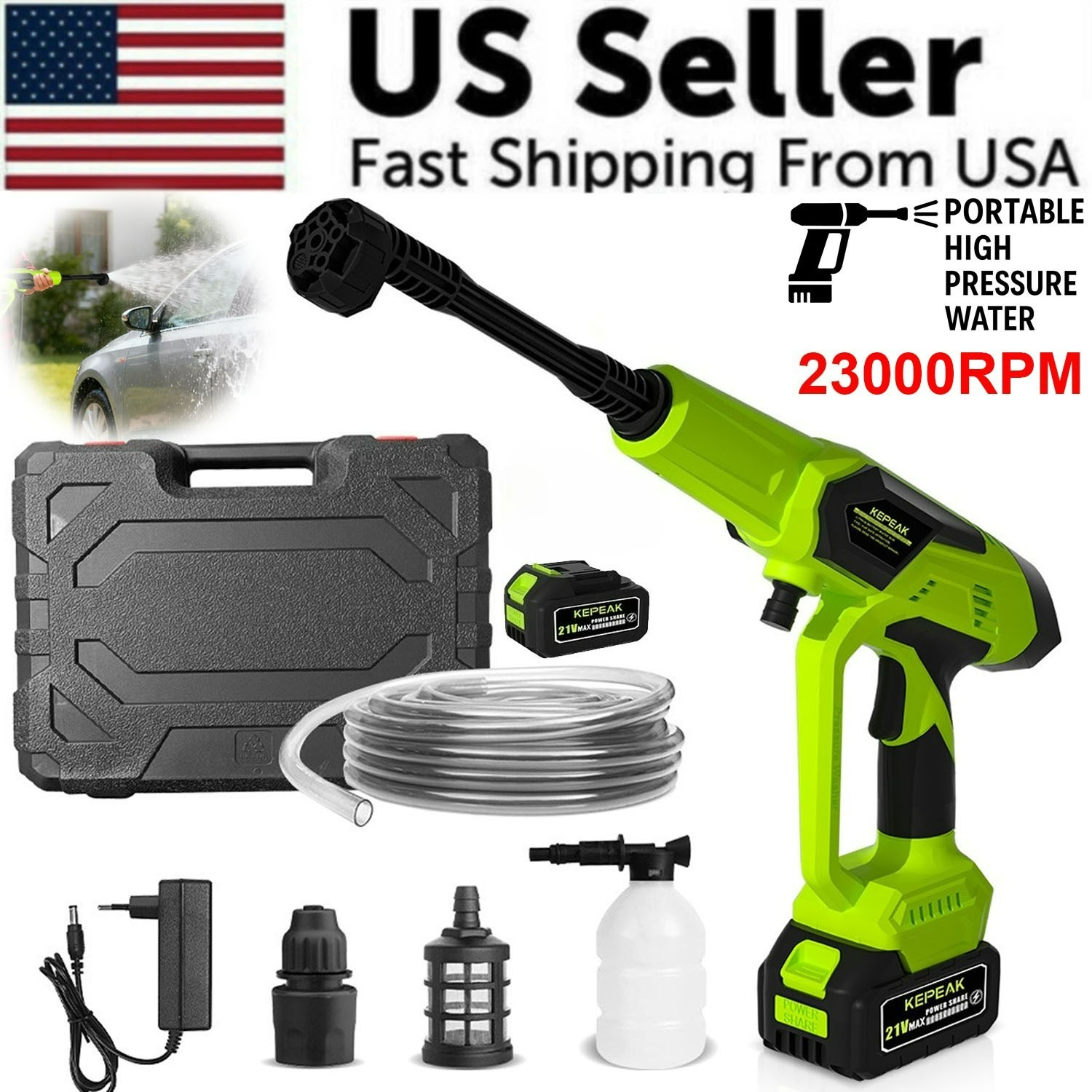 Cordless Portable Washer Battery Operated Washer Handheld Washer for Car Home