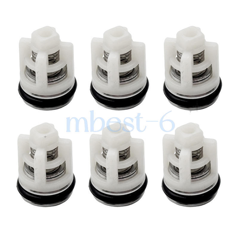 6x Check Valve Repair Kit For Washer Pump Universal OD: 12.6mm Length: 16.5mm