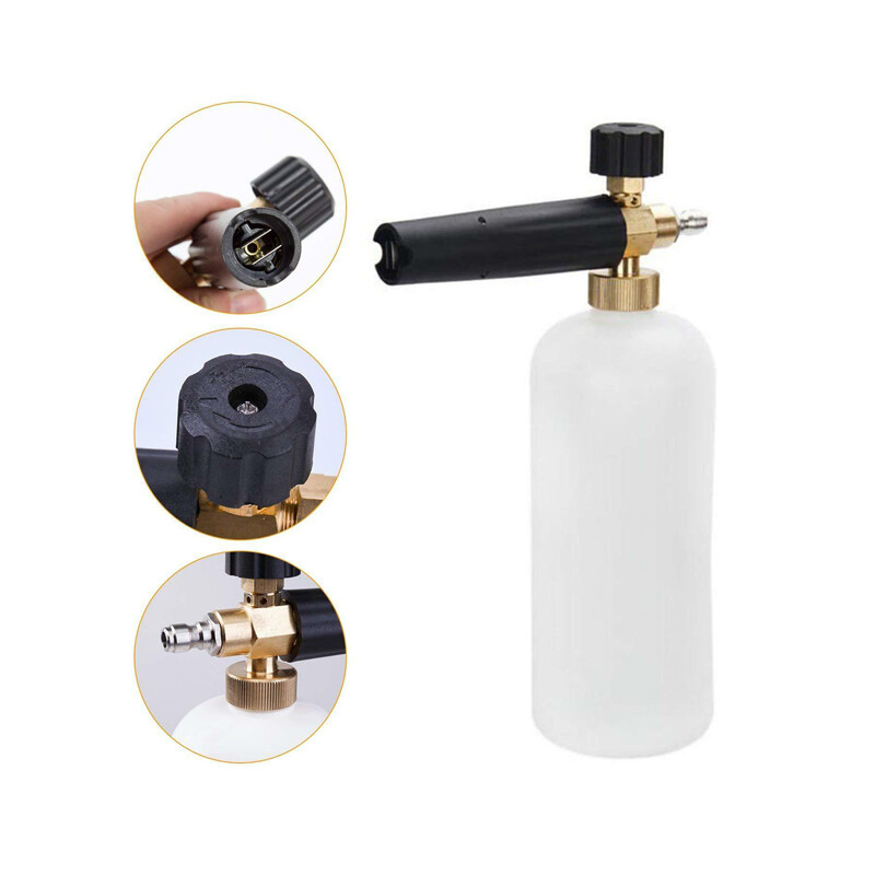 Snow Foam Lance Cannon Soap Bottle Sprayer For Pressure Washer Gun Jet Car Wash