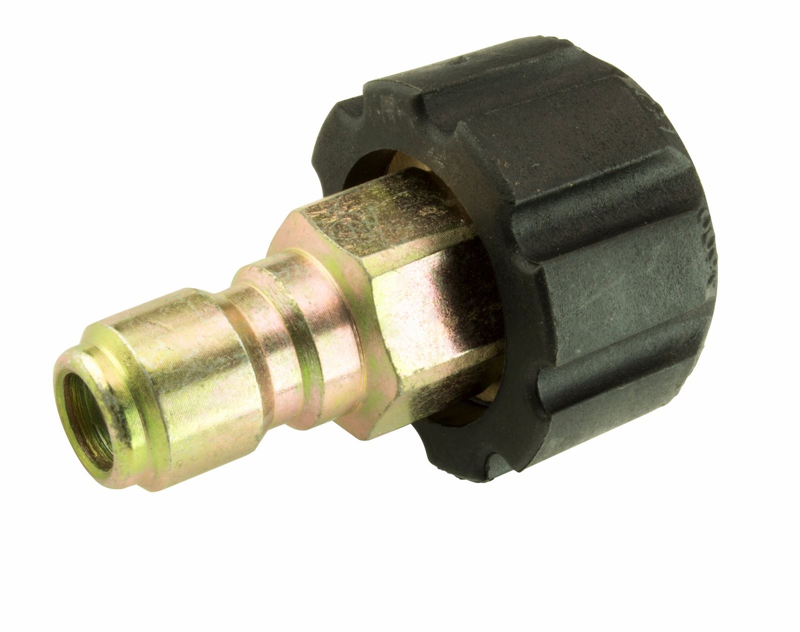 Erie Tools Brass 22mm x 3/8″ Twist Quick Connect Plug Pressure Washer Adapter