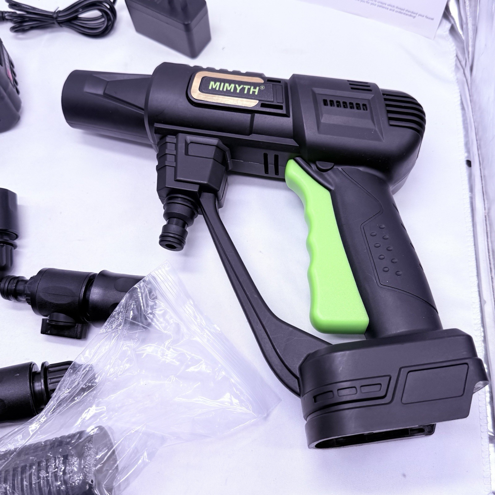 Cordless Portable Power Car Washer – 1200 PSI Battery Powered Pressure Washer