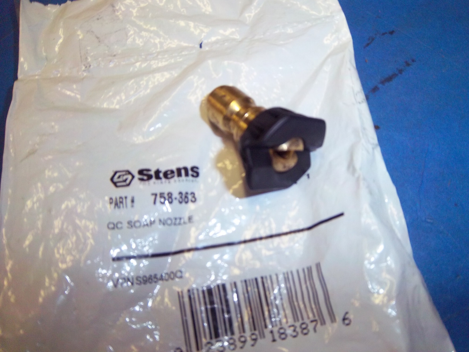 Stens 758-363 Quick Connect Coupler Soap Nozzle Fit 1200-5000 PSI Power Wash SZ2