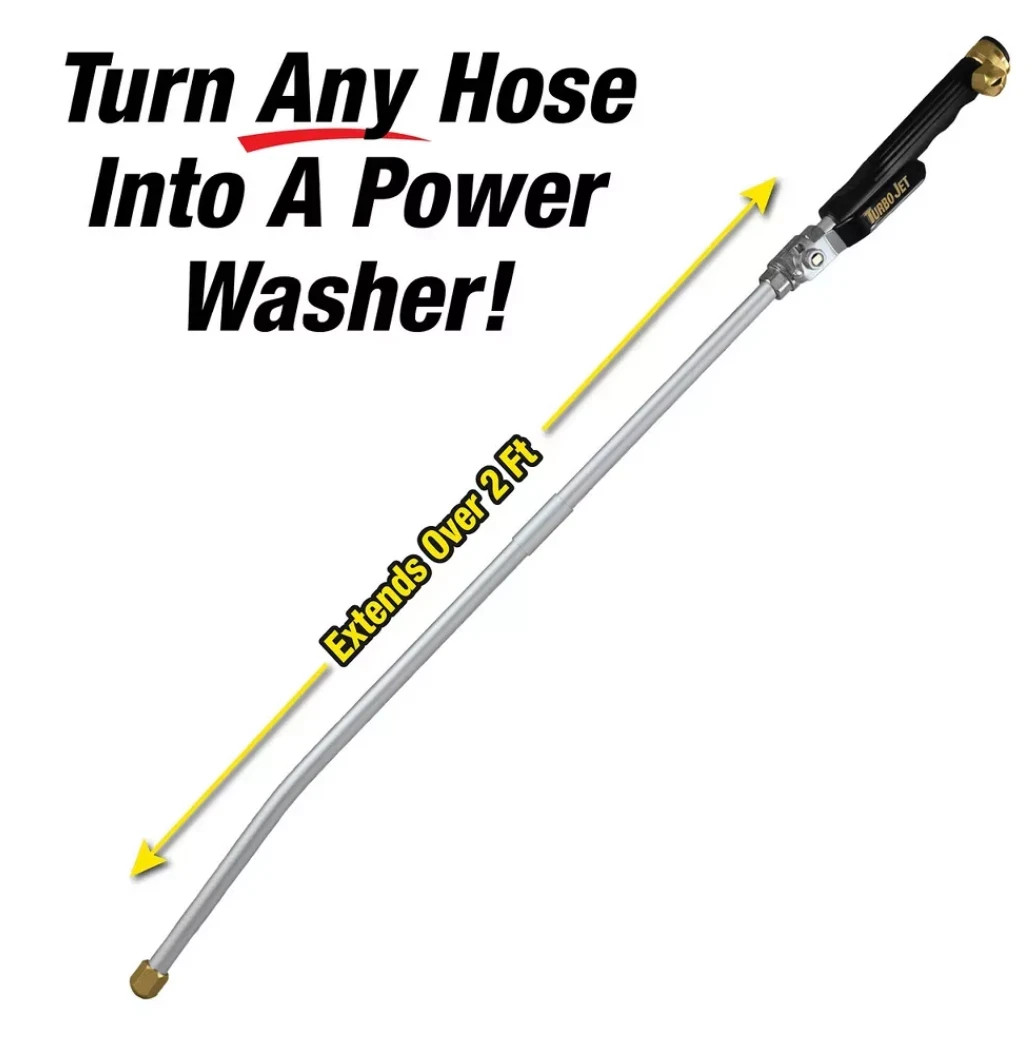 TURBO JET Power Washer Garden Hose Attachment # 1000243 Free US Shipping