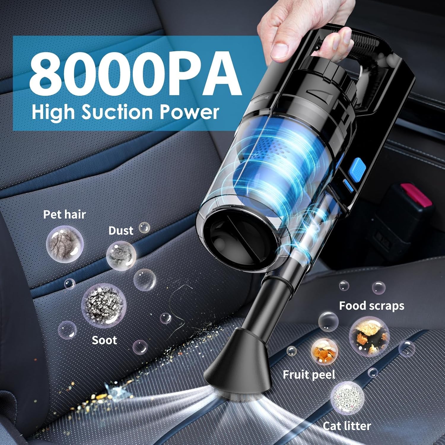 17pcs Car Detailing Kit Interior Cleaner, Cleaning with…
