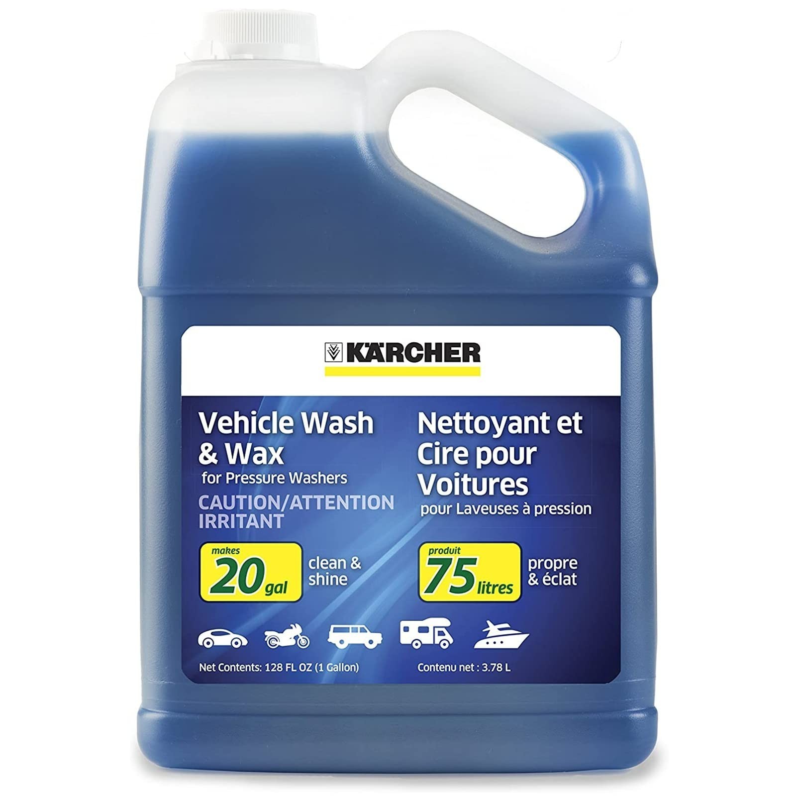 Multi-Purpose Pressure Washer Soap Concentrate Bundle – 1 Gallon for Car Wash &