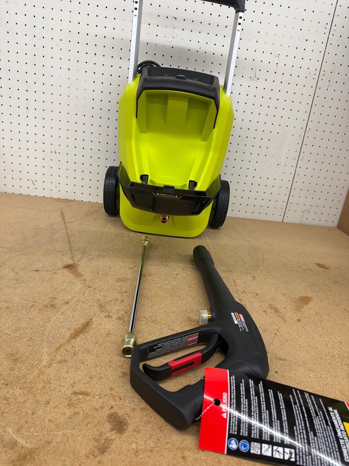 RYOBI 2100 PSI 1.2 GPM Cold Water Electric Pressure Washer MISSING SEE PICS