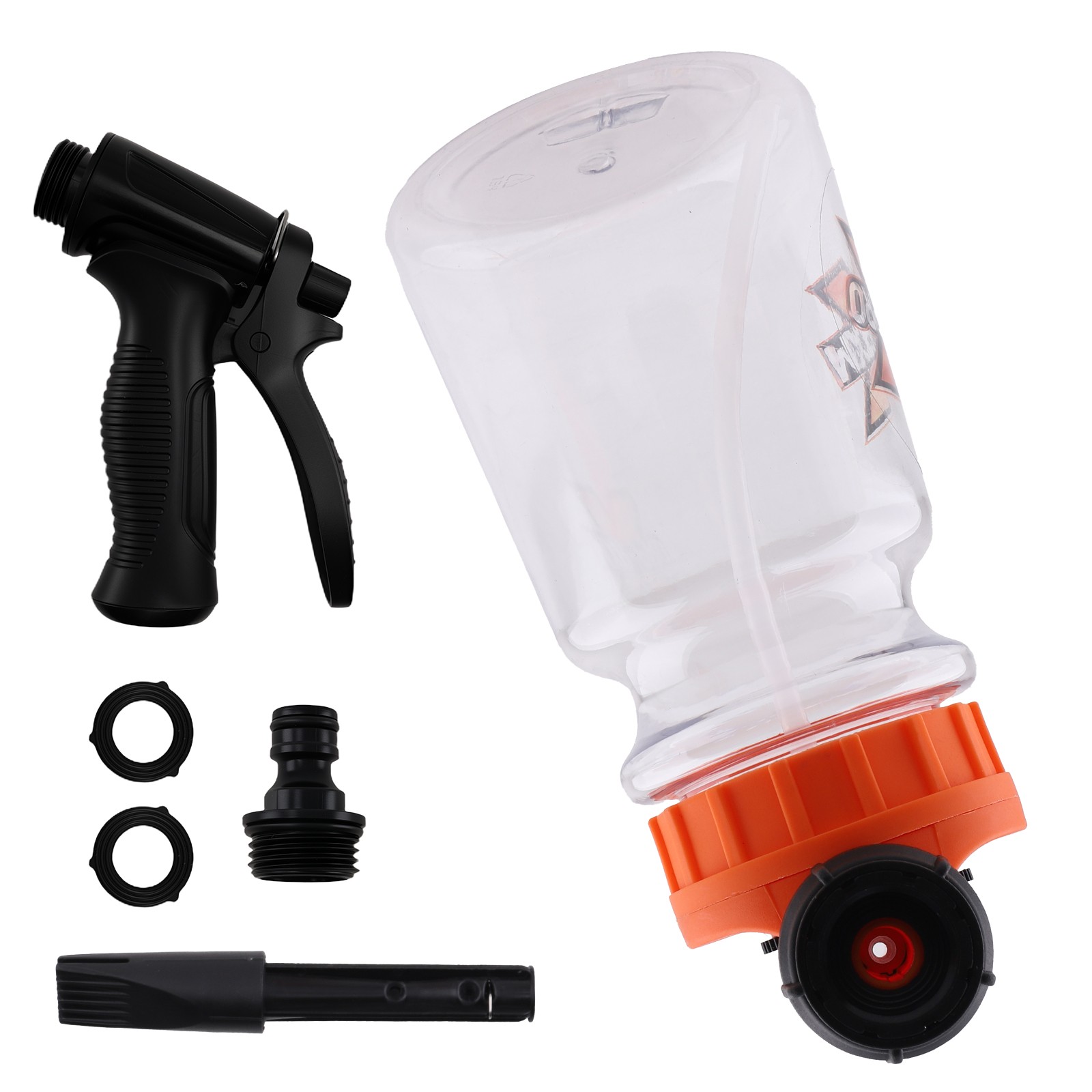 1L Adjustable Car Wash Foam Cannon for Garden Hose Pressure Quick Connect