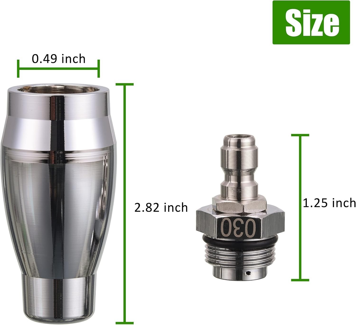 High-Performance Turbo Nozzle for Pressure Washer with 7 Tips & Holder 3600 PSI