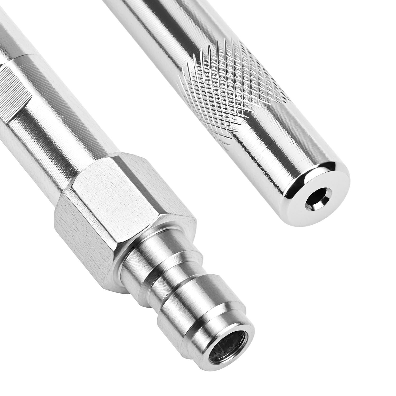 Long Range Pressure Washer Nozzle, Stainless Steel Shooter Tip, 1000-6000 PSI, 1