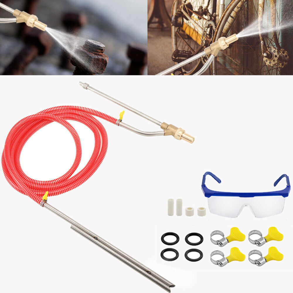 Pressure Washer Sandblasting Kit 5000 Psi Wet Sandblaster Attachment Power Washe