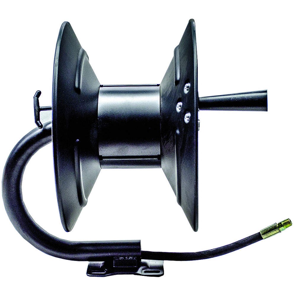 GRAINGER APPROVED AR-REEL100 Hand Crank Hose Reel,100 ft,3/8″ ID,Blck 1MDK1