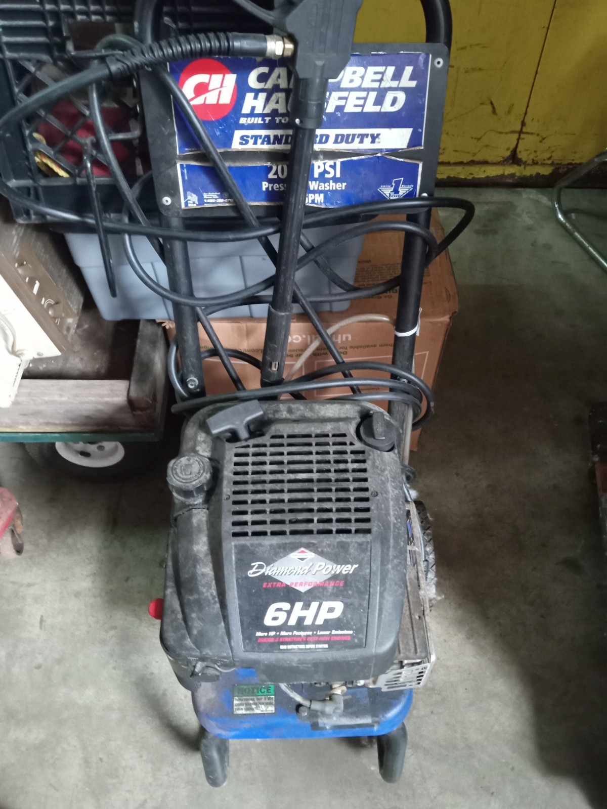 Pressure Washer 6 Hp