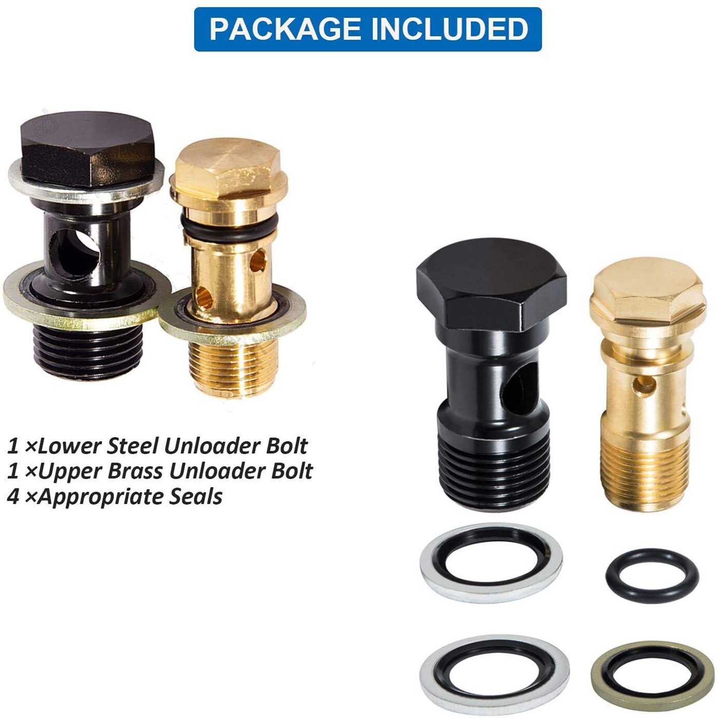 AR2119 Gymatic 3/B Unloader Mounting Bolt Set for RK and XM Series Heavy Duty
