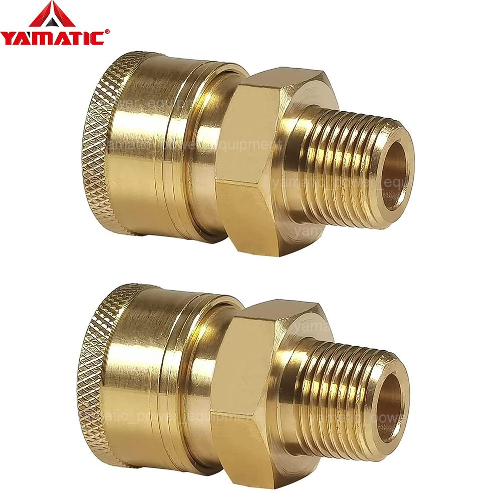 YAMATIC 5000 psi Pressure Washer Adapter Couplers 3/8” Quick Connect Socket