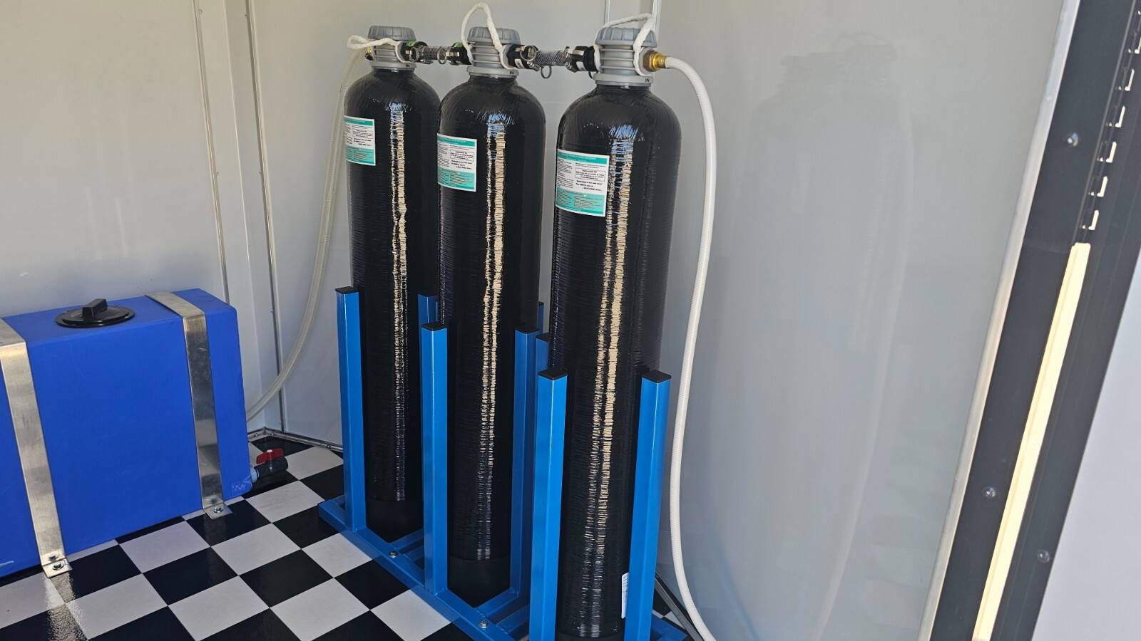 ENCLOSED HOT WATER PRESSURE WASH/SOFT WASH TRAILER W/ SPOT FREE