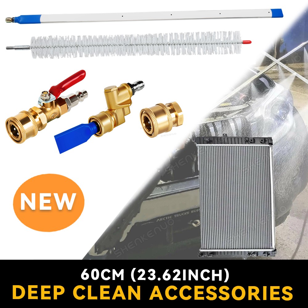 60cm/23.62in Radiator Cleaning Wand – Over 4500PSI Portable Pressure Washer Tool