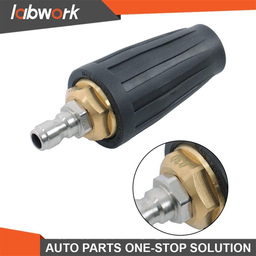 Labwork 1/4 inch 3600 PSI High Pressure Turbine Nozzle Set 360° Rotating Turbo