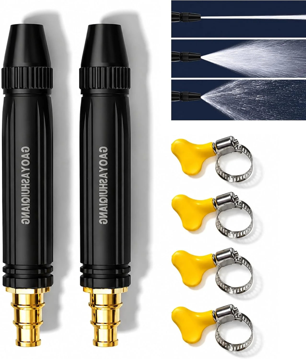 2026 New Jet Nozzle Power Washer for Garden Hose-Fit ID 11-16mm Tubing, High Pre