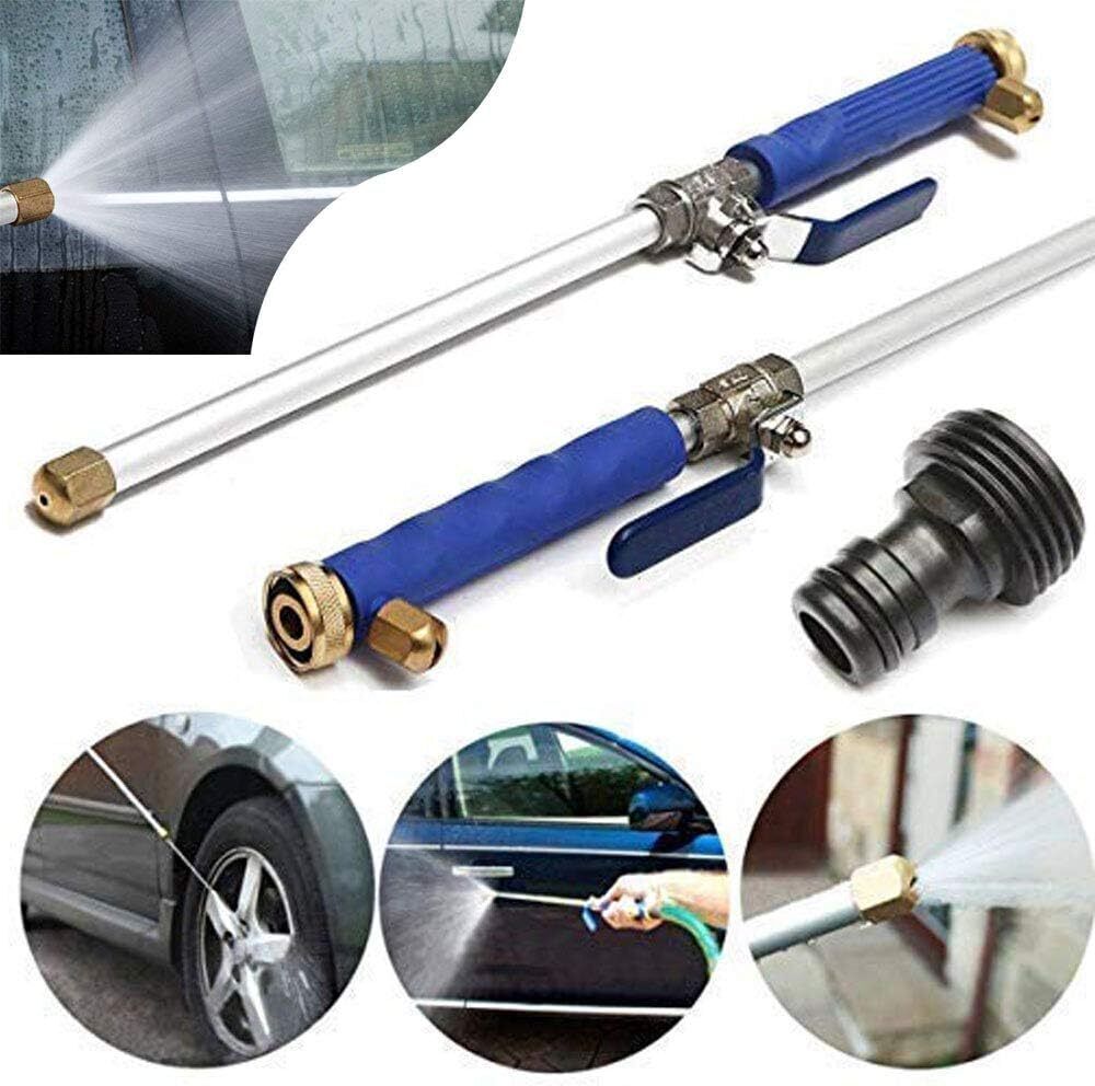 High Pressure Power Washer Sprayer Water Spray Gun Wand Garden Hose w/ 2 Nozzle