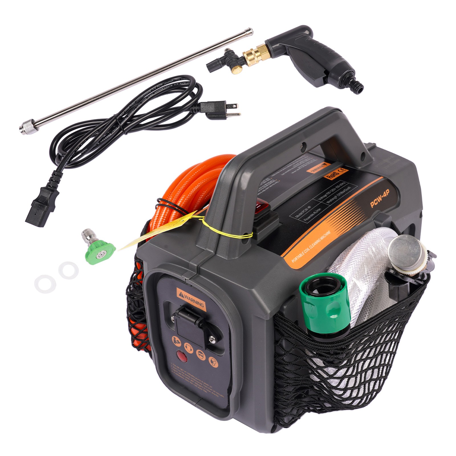 Updated ZPB140 HVAC Coil Cleaning Portable Pressure Washer 4Liter/min 0.7-1.0MPa