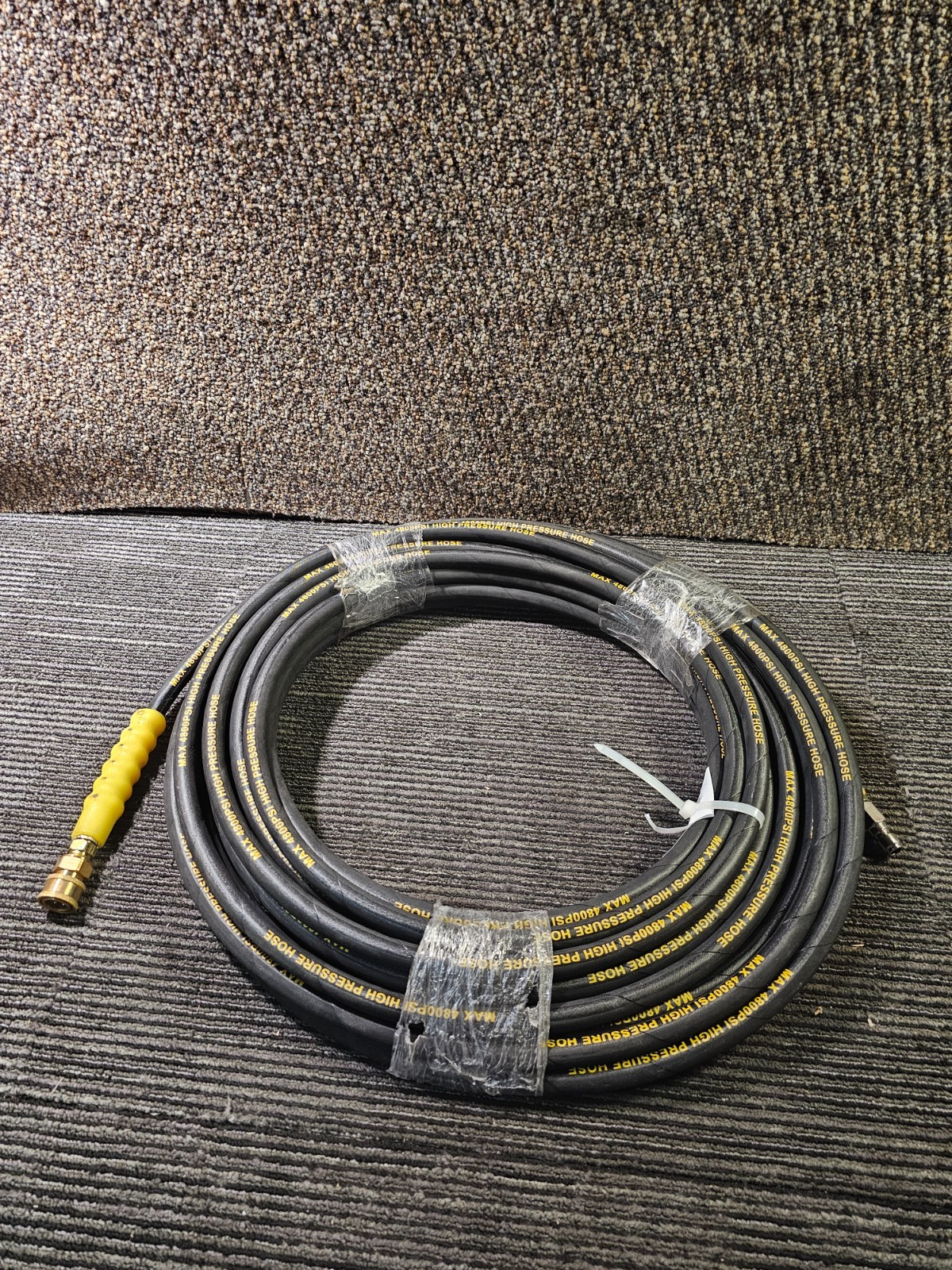 75FT 3/8″ Power Pressure Washer Hose 4800PSI Max 248°F Steel Wire Braid