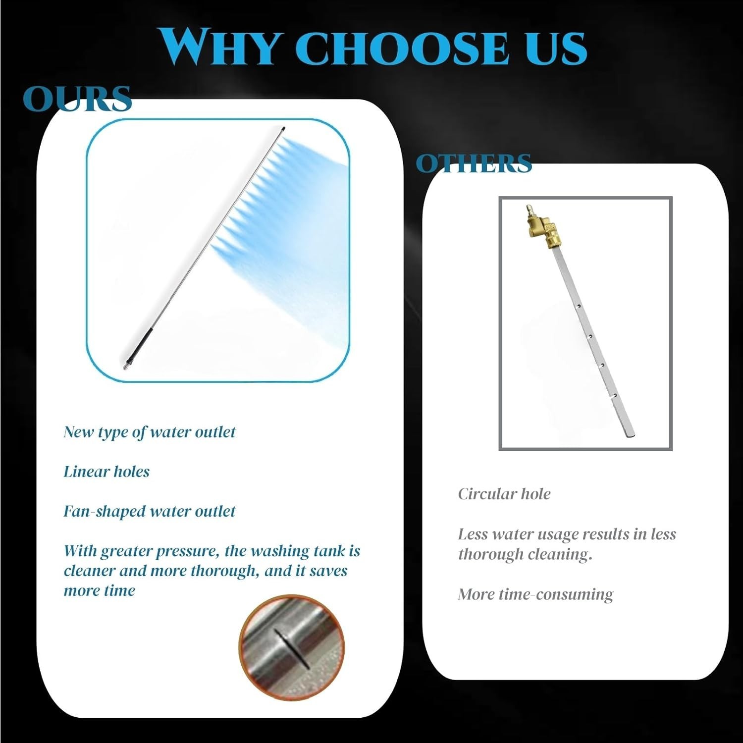 Radiator Cleaning Wand 40-inch Radiator Genie Water Air Cleaner Tool