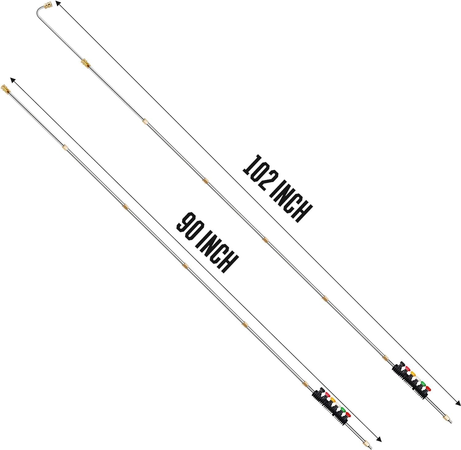 Pressure Washer Extension Wand Set, Power Washer Replacement Lance with 6 Spr…