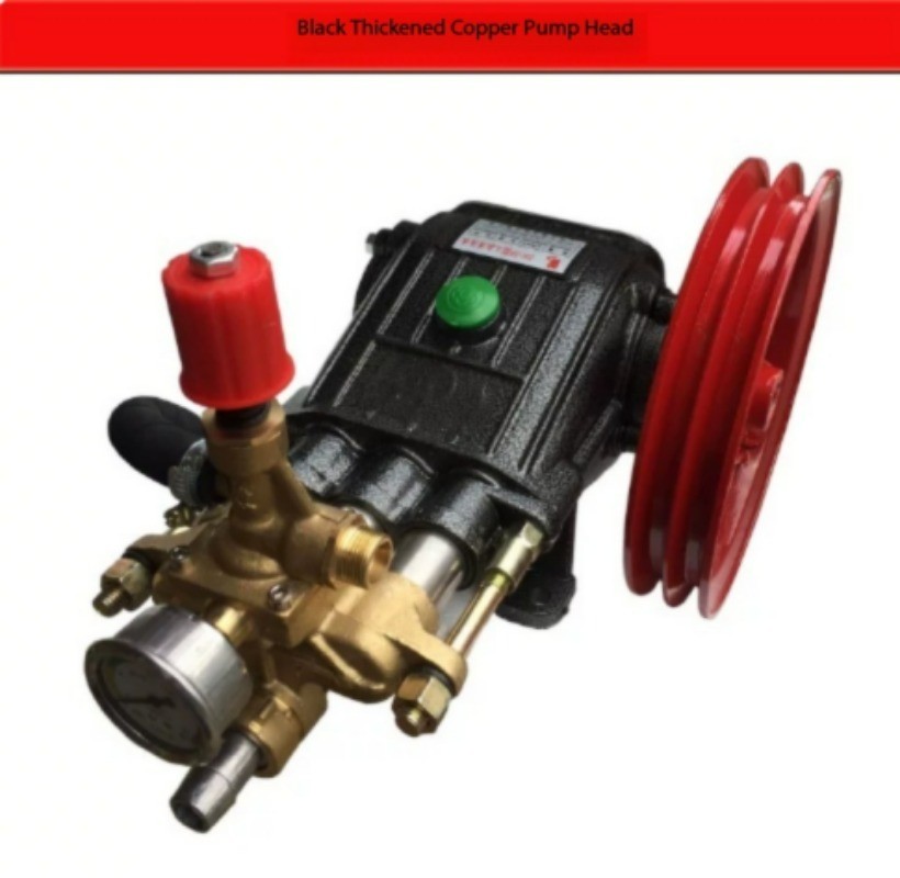 55i Shaft All Copper Commercial Plunger Water Pumps Car Wash Pump Head