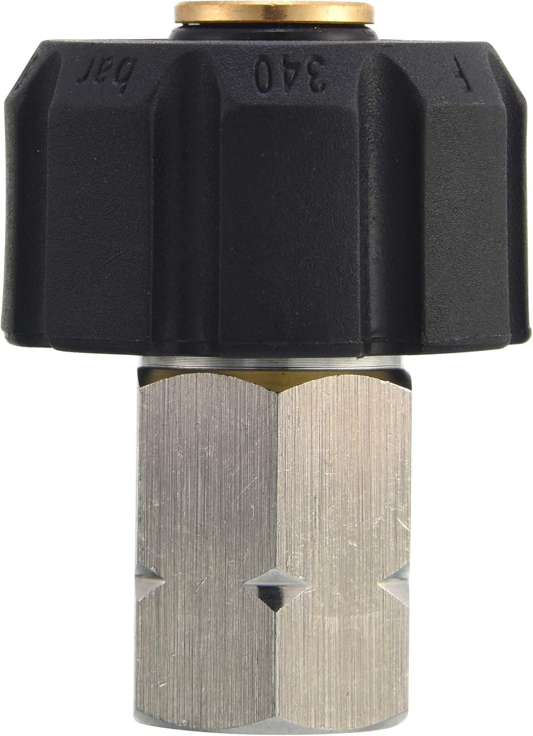 Pressure Washer Adapter, M22 Female to 3/8 Inch Female NPT Fitting, 4500 PSI