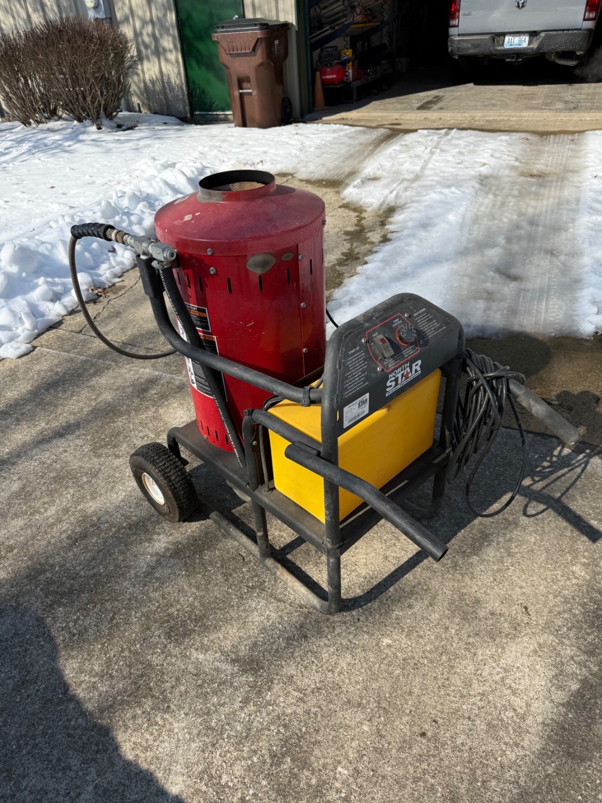 NorthStar Portable Electric Wet Steam and Hot Water Pressure Washer Add-On Unit,