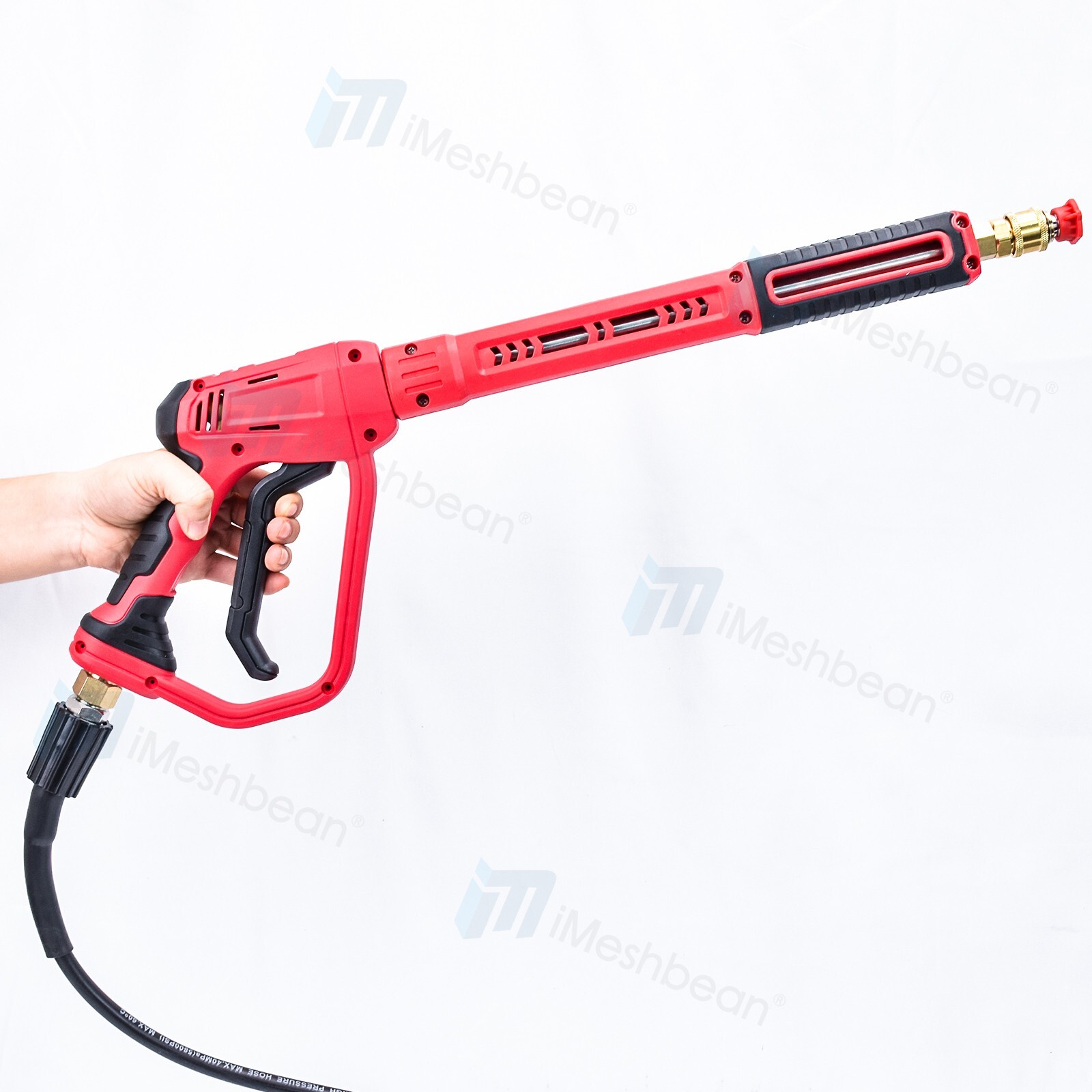 High Pressure 4350PSI Car Power Washer Gun Spray Wand Lance Nozzle and Hose Kit