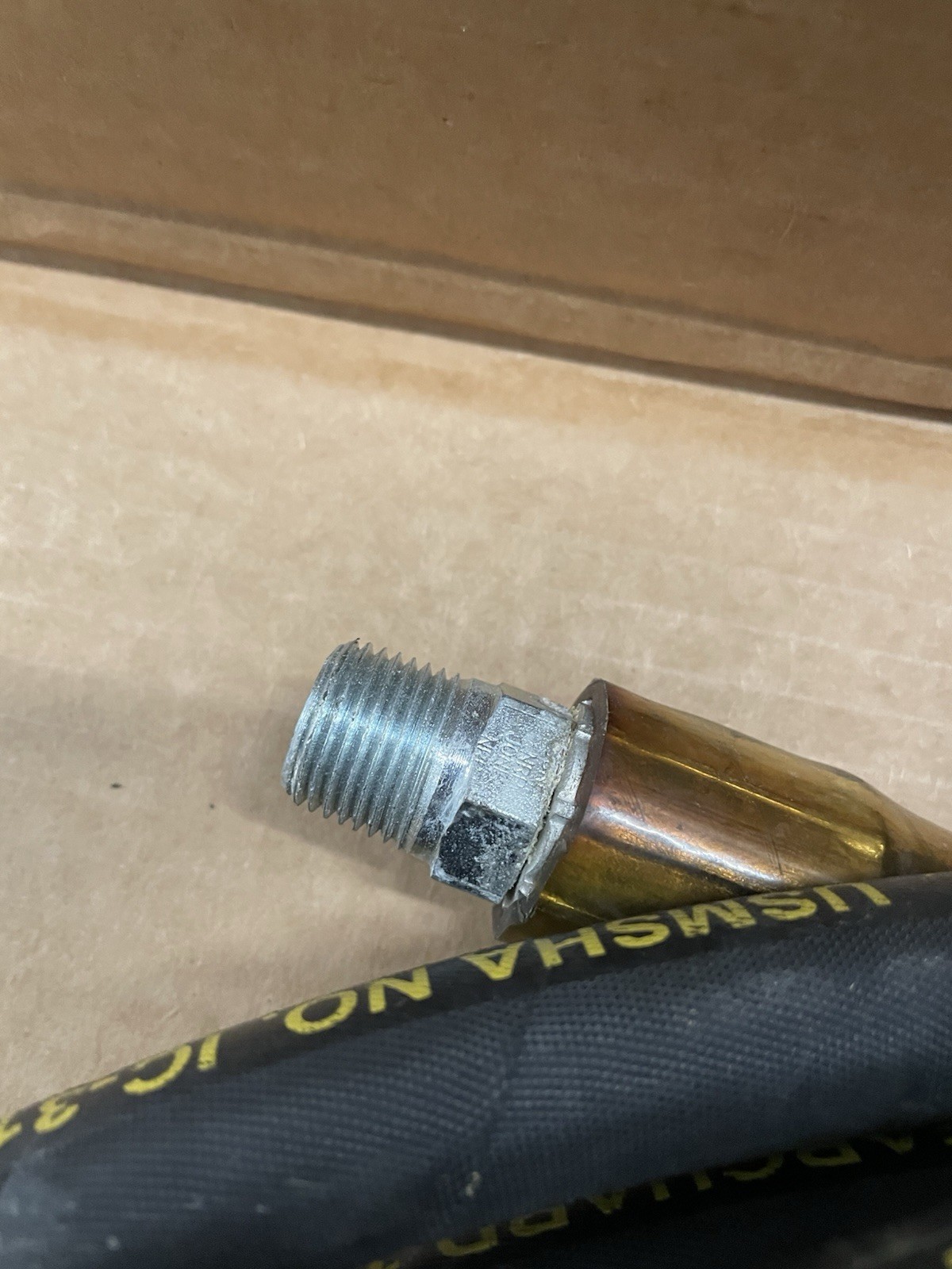 1/2” Wearguard 60ft High-Pressure 4000 PSI Hose With Swivel 1 End Made In USA