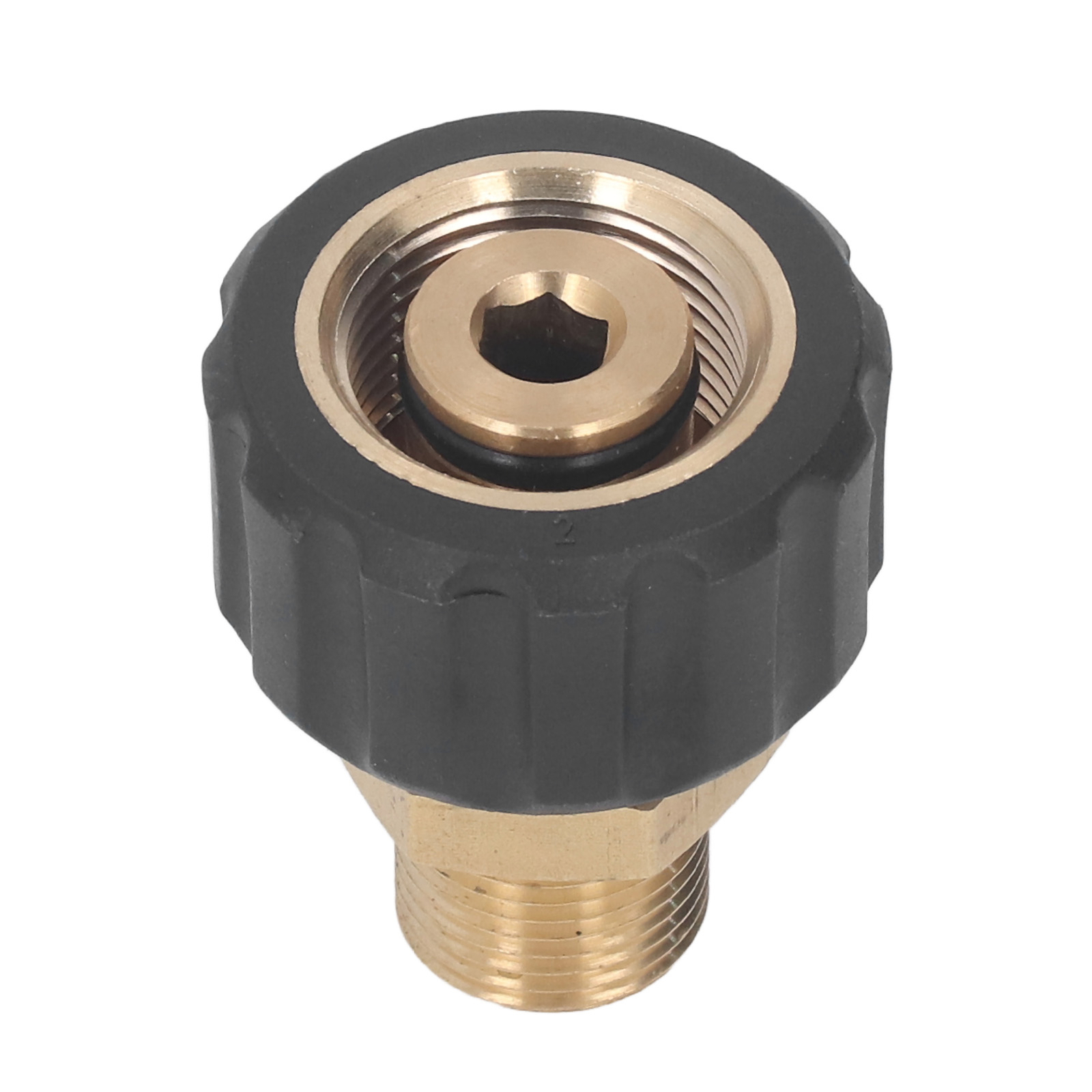 Pressure Washer Adapter Hose Connector 5000PSI Male G3/8 To Female M22 15mm