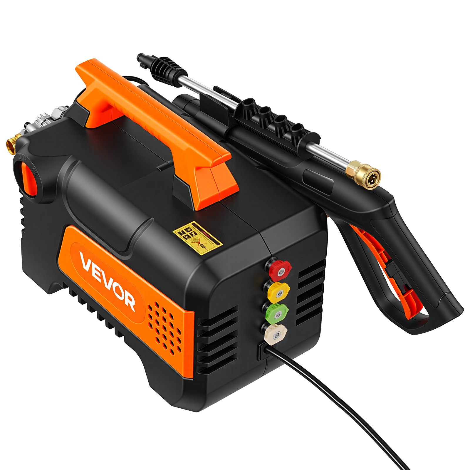 Electric Pressure Washer 1958 PSI 2.5 GPM Power Washer w/ 4 Nozzles