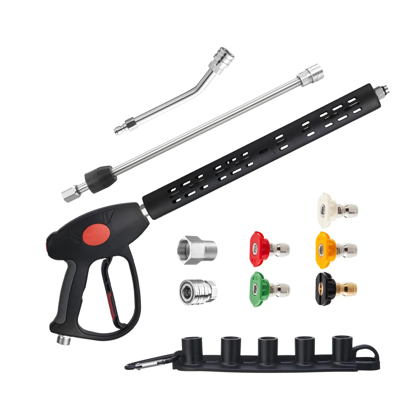 Pressure Washer with Extension Wand, 30 Degree Curved Rod, M22 15mm or M22 14…