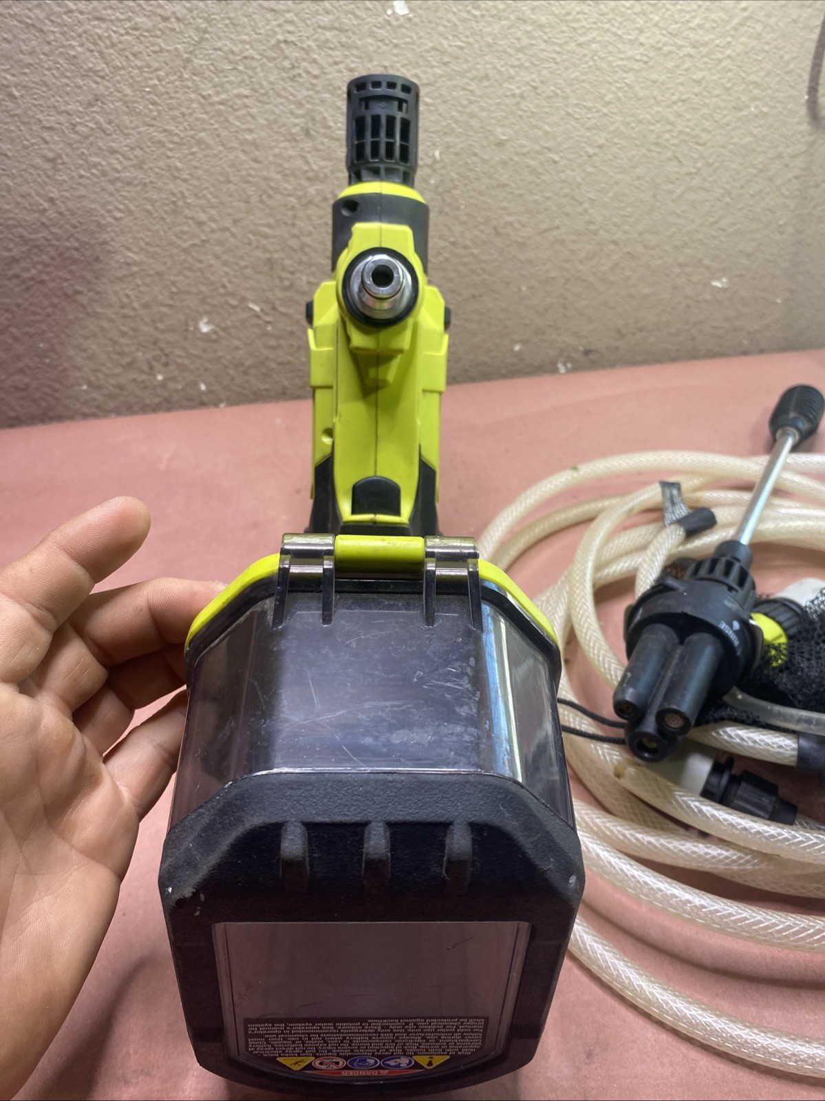 Ryobi (RY121850VNM) ONE+ HP 18V EZClean 600 PSI TOOL ONLY