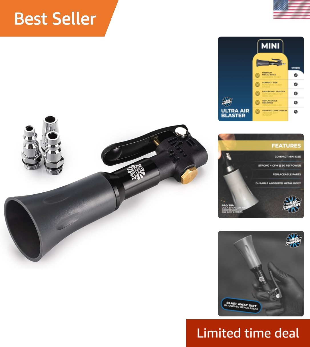 – Lift and Blast Dirt and Debris Away for Interior Detailing; Durable and Erg…