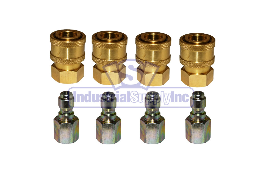 Pressure Washer | Quick Connects | 1/4″ Female NPT Socket | 1/4″ Female NPT Plug