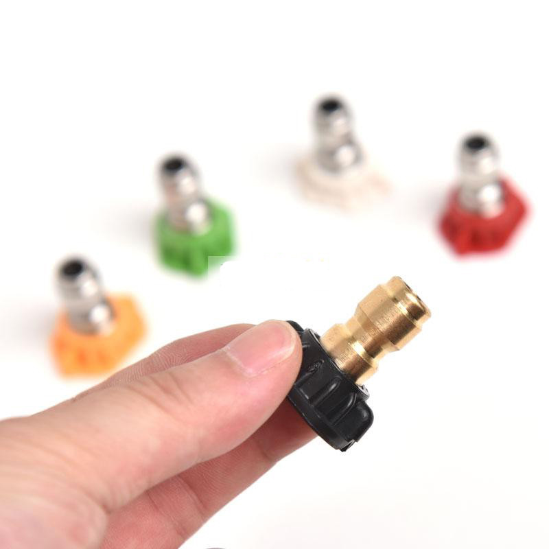 1/4″ Quick Connect Car Wash 4.0 GPM 5 Pcs Pressure Washer Spray Nozzle Tips Jet