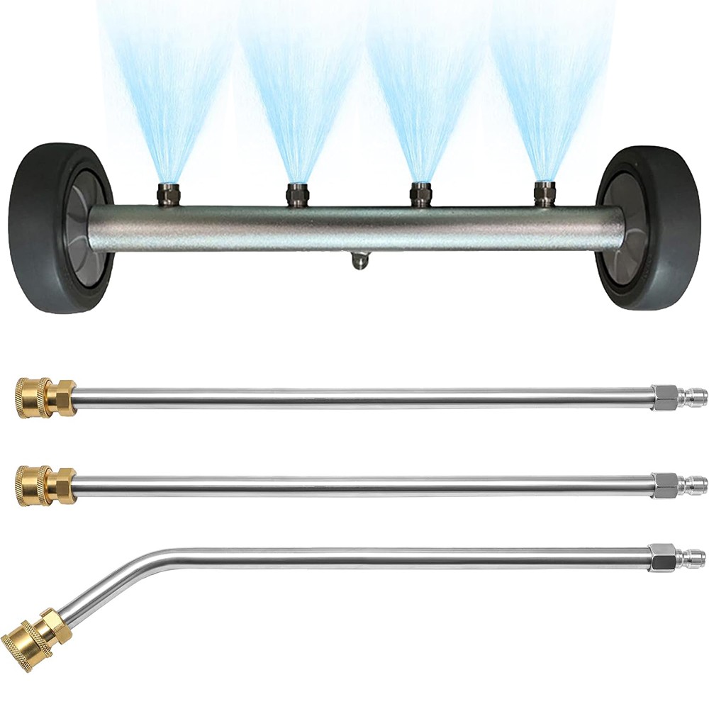 4000 PSI Under Car Pressure Washer Undercarriage Cleaner Underbody Wash Broom