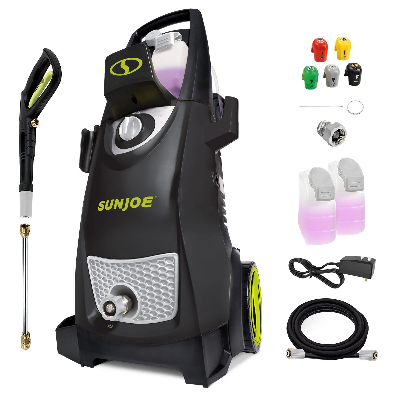 Sun Joe Electric Pressure Power Washer, Heavy-Duty 2500 Max PSI (2030 PSI PWM…