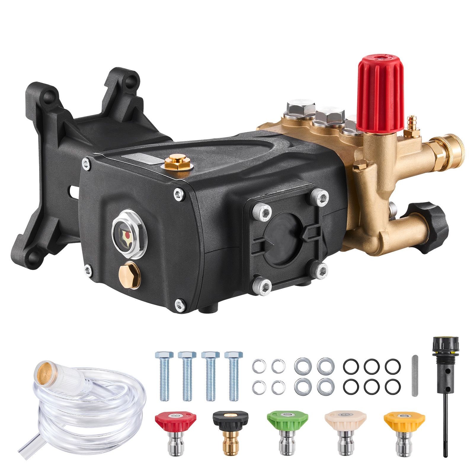 4000 PSI Pressure Washer Pump, Fits Simpson MorFlex 40224 with 5 Nozzles