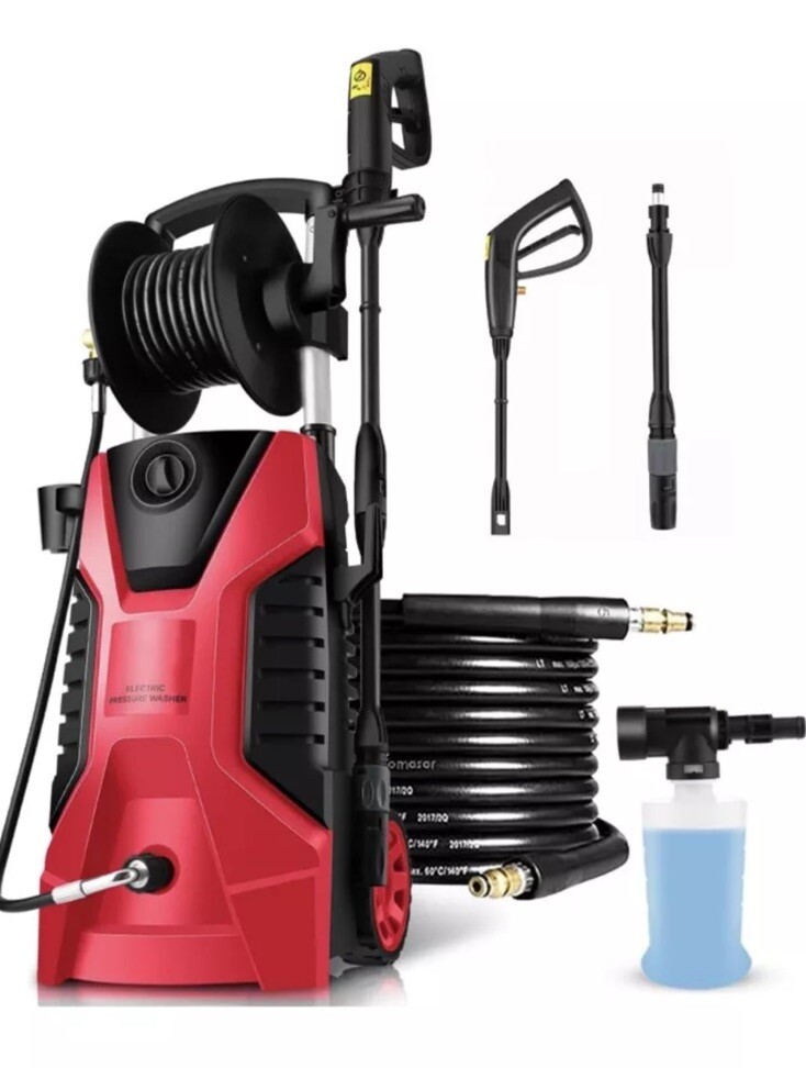 All Power Electric Pressure Washer 2000-PSI 2.2 GPM Cold Water Corded w/ Hose