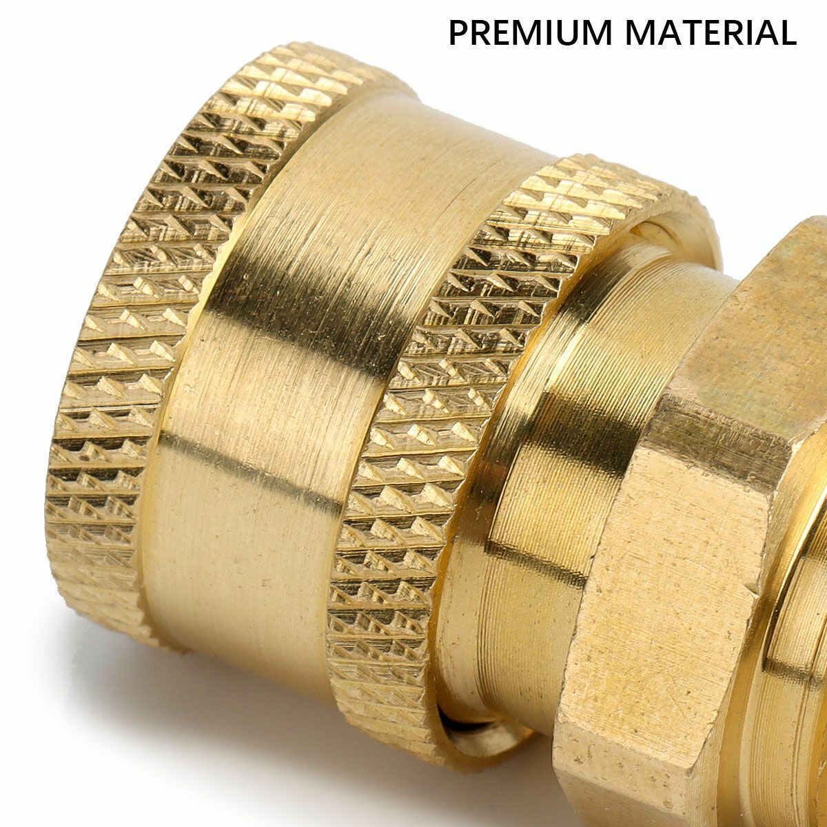Pressure Washer Hose Connector Adapter Set Quick Connect Gun to Wand M22 to 1/4″