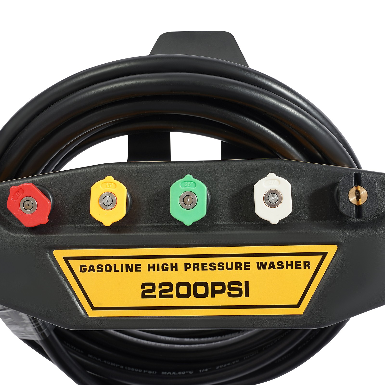 2200PSI Gasoline High Pressure Washer 7HP Gasoline Manual Washer w/ Hose 3400RPM