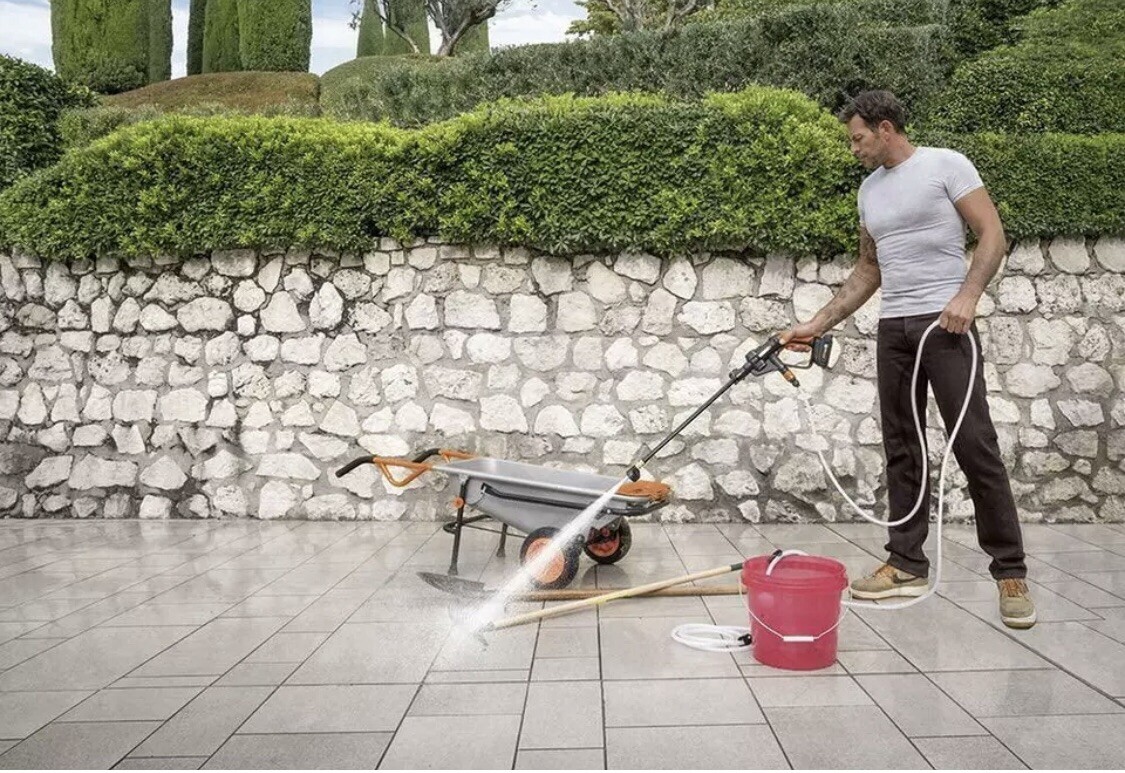 WORX Hydroshot 320psi 20V Cordless Portable Power Cleaner w/ Accessories For Car