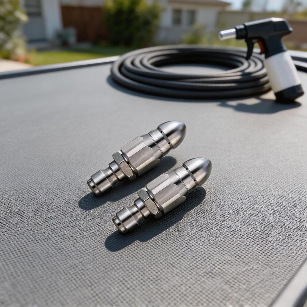Aluminum Alloy 1/4 Inch For High Pressure Nozzle for Drain Line Scouring